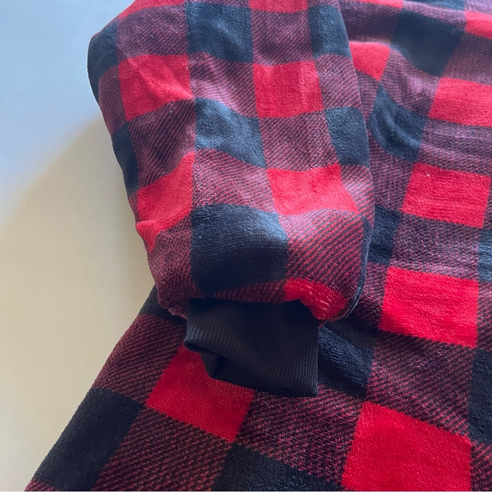 OCTROT PLAID SUPER WARM BLANKET HOODIE - Picture 6 of 8